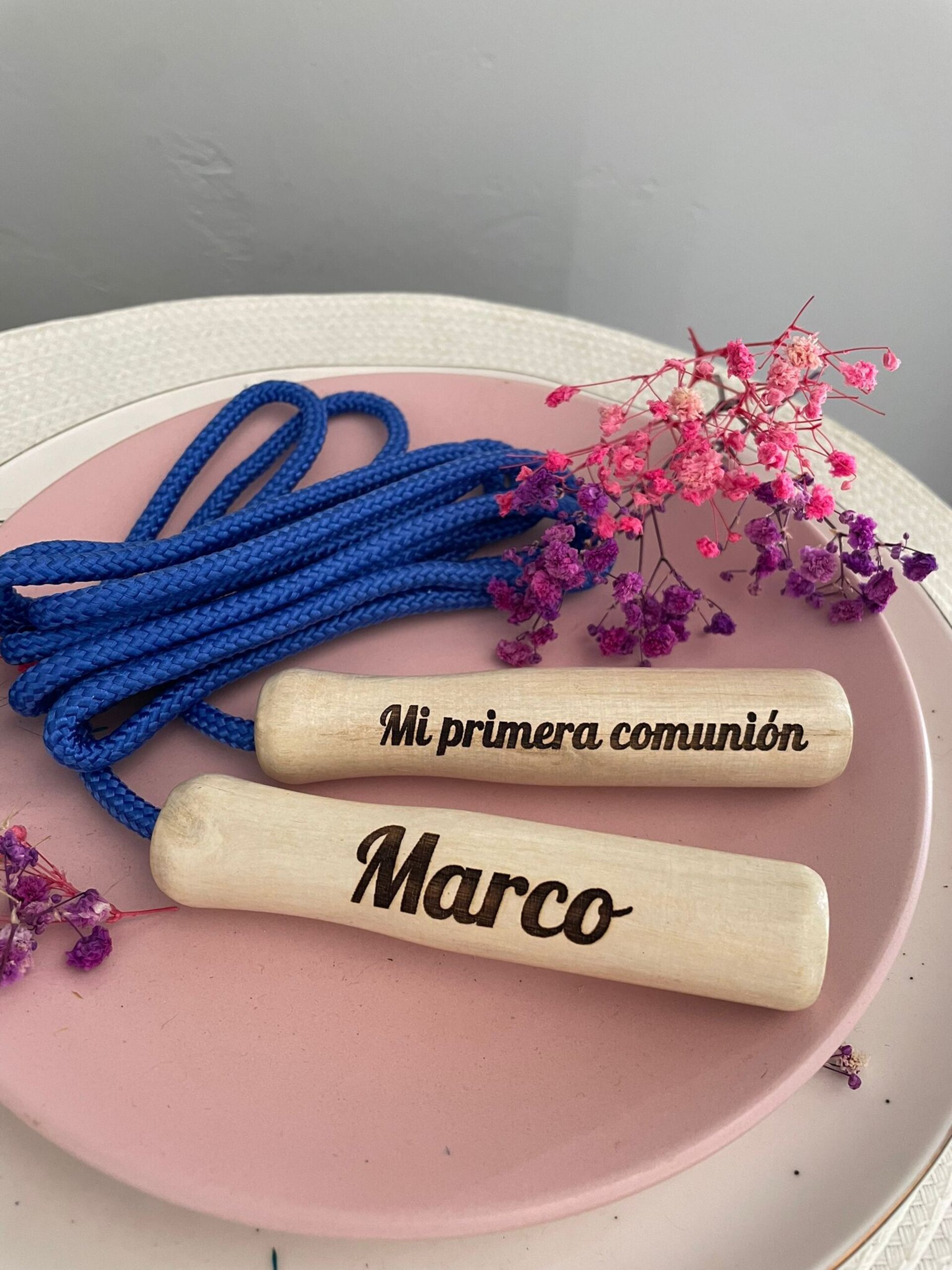 Comba o cuerda de saltar madera - 1